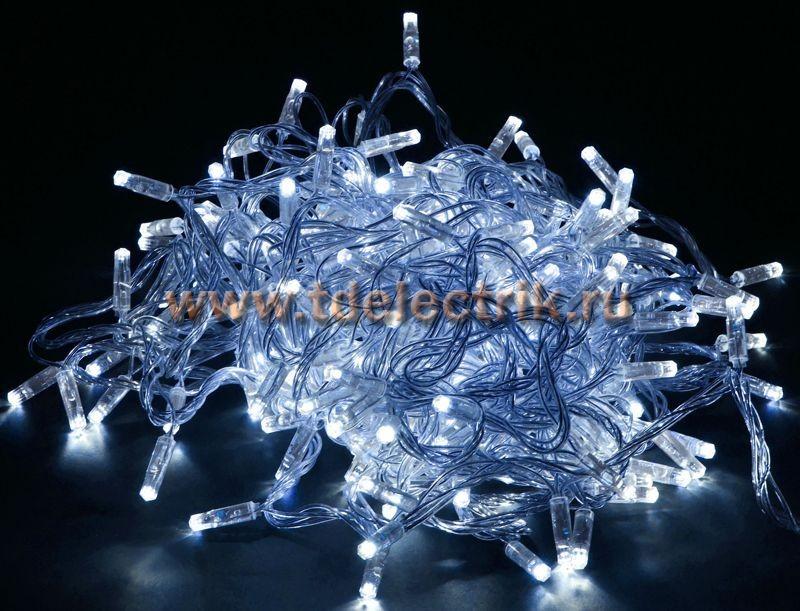 Фотография №1, Гирлянда нить 10м 100W IP44 прозрачный 230В кон. 8 IEK