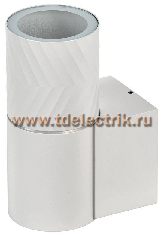 Фотография №1, Светильник уличный 5107 настенный GU10 IP65 белый IEK