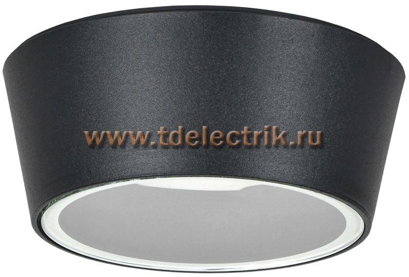 Фотография №1, Светильник уличный 5104 потолочный GX53 IP65 черный IEK