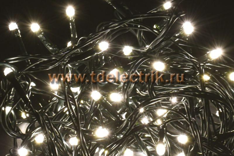 Фотография №1, Гирлянда нить 5м 50WW IP20 зеленый 230В кон. 8 IEK