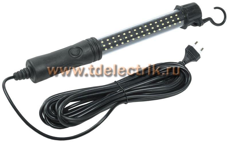 Фотография №1, Светильник LED переносной ДРО 2061 IP54 шнур 10м черный IEK
