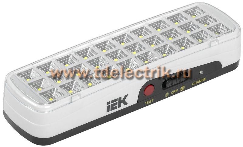 Фотография №1, Светильник ДБА 3926 аккумулятор 3ч 3Вт IEK