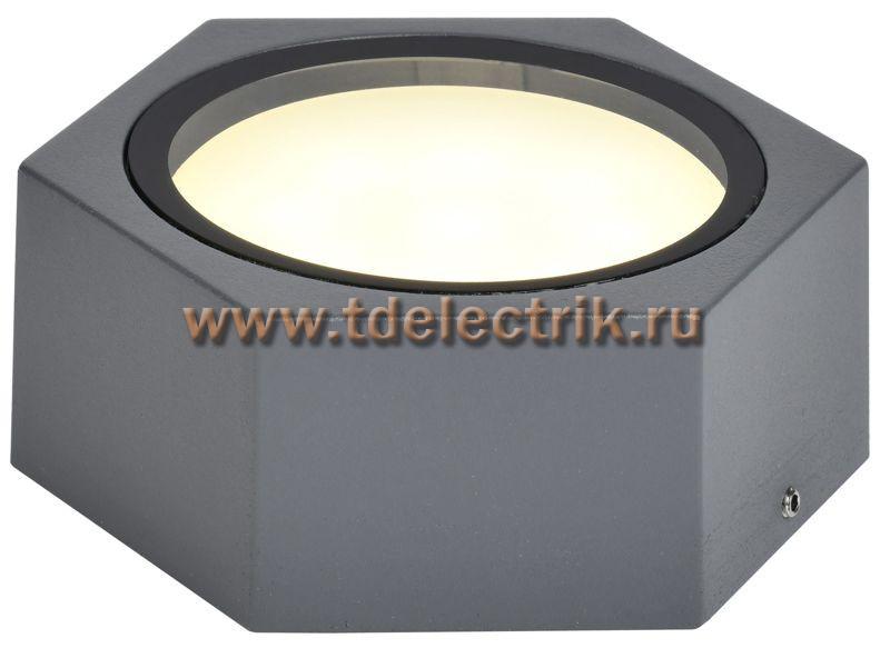 Фотография №1, Светильник уличный 5204 потолочный GX53 IP65 серый IEK