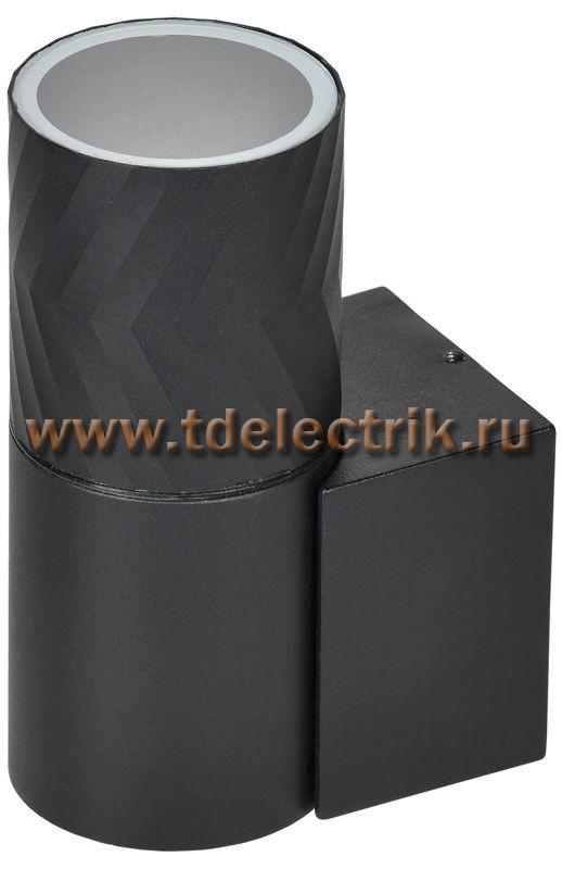 Фотография №1, Светильник уличный 5107 настенный GU10 IP65 черный IEK
