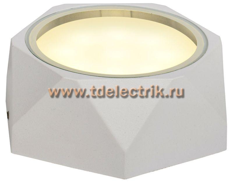 Фотография №1, Светильник уличный 5304 потолочный GX53 IP65 белый IEK