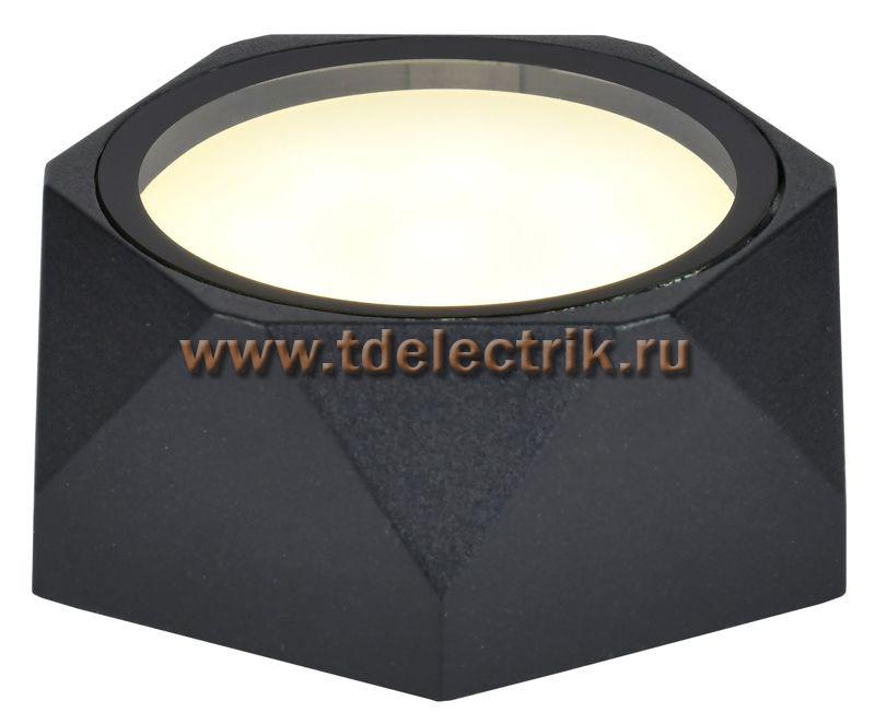 Фотография №1, Светильник уличный 5304 потолочный GX53 IP65 черный IEK