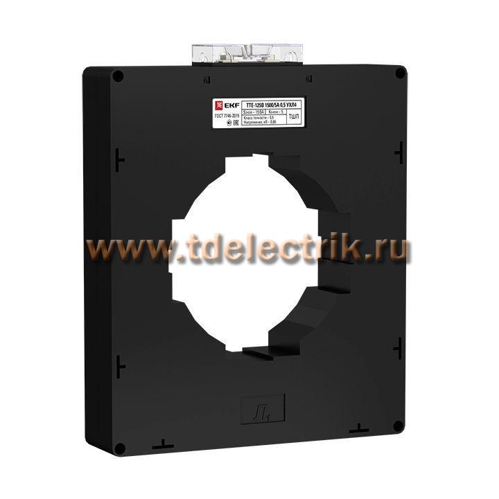 Фотография №1, Трансформатор тока ТТЕ-125-2500/5А класс точности 0,5 (большой корпус) EKF PROxima
