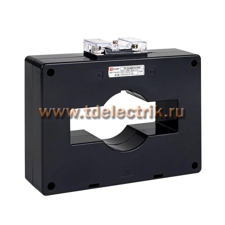 Фотография №1, Трансформатор тока ТТЕ-125-1500/5А класс точности 0,5S EKF PROxima