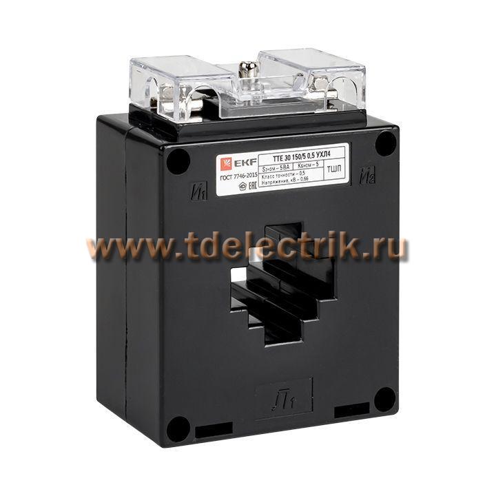 Фотография №1, Трансформатор тока ТТЕ-30-300/5А класс точности 0,5S EKF PROxima