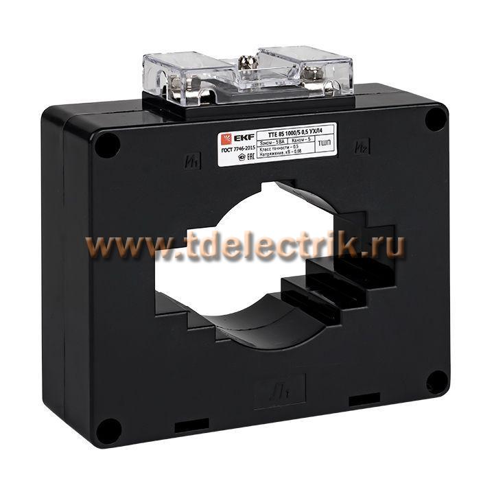 Фотография №1, Трансформатор тока ТТЕ-85-1000/5А класс точности 0,5S EKF PROxima