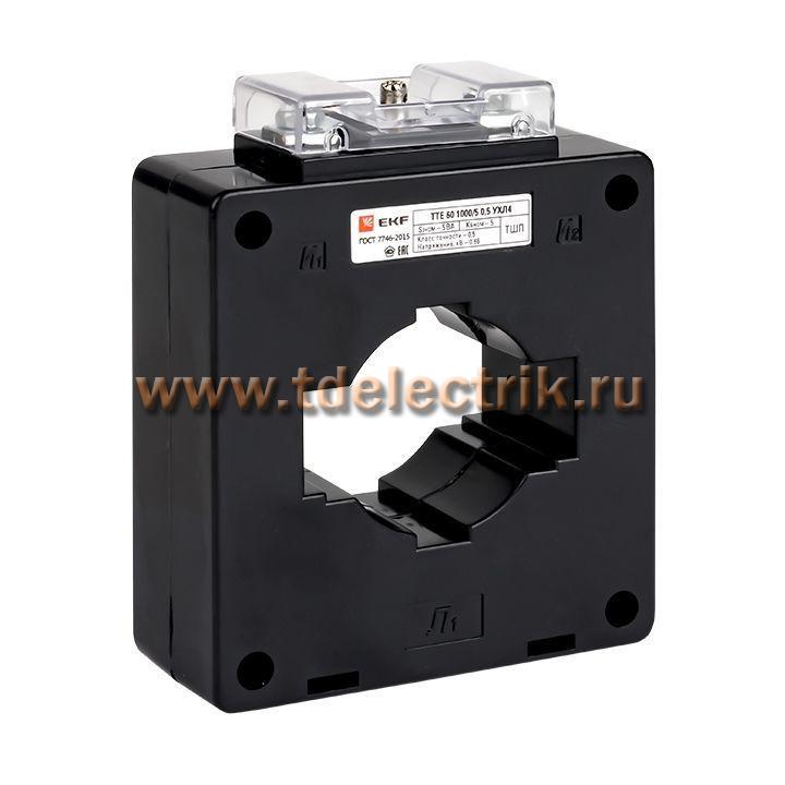 Фотография №1, Трансформатор тока ТТЕ-60-500/5А класс точности 0,5S EKF PROxima