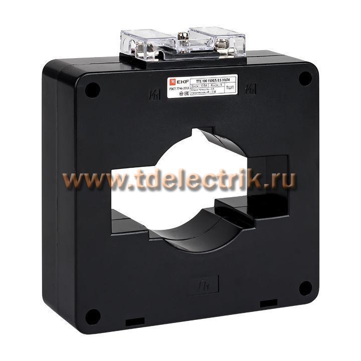 Фотография №1, Трансформатор тока ТТЕ-100-1600/5А класс точности 0,5S EKF PROxima