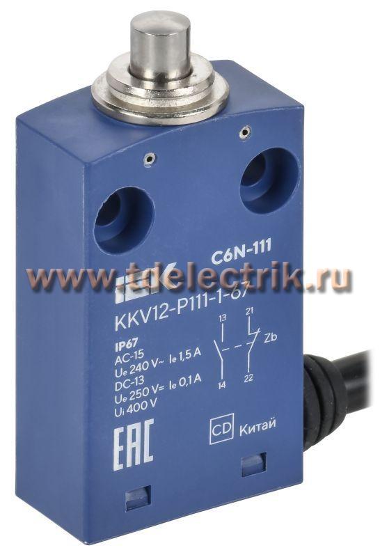 Фотография №1, Выключатель концевой. C6N-111 толкатель IP67 IEK