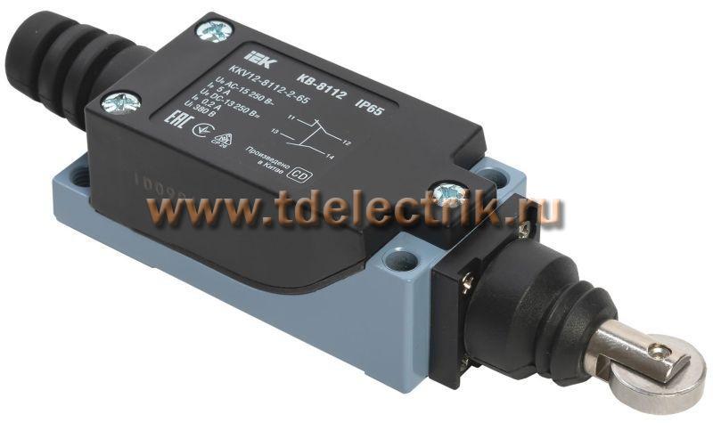 Фотография №1, Выключатель концевой. КВ-8112 толкатель с роликом IP65 IEK
