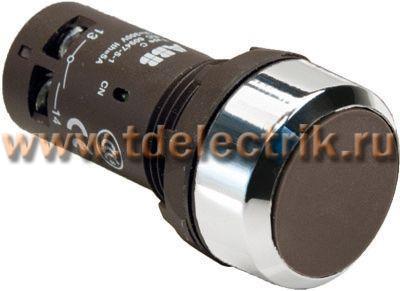 Фотография №1, Кнопка черная без фикс. 1НЗ (CP1-30B-01)