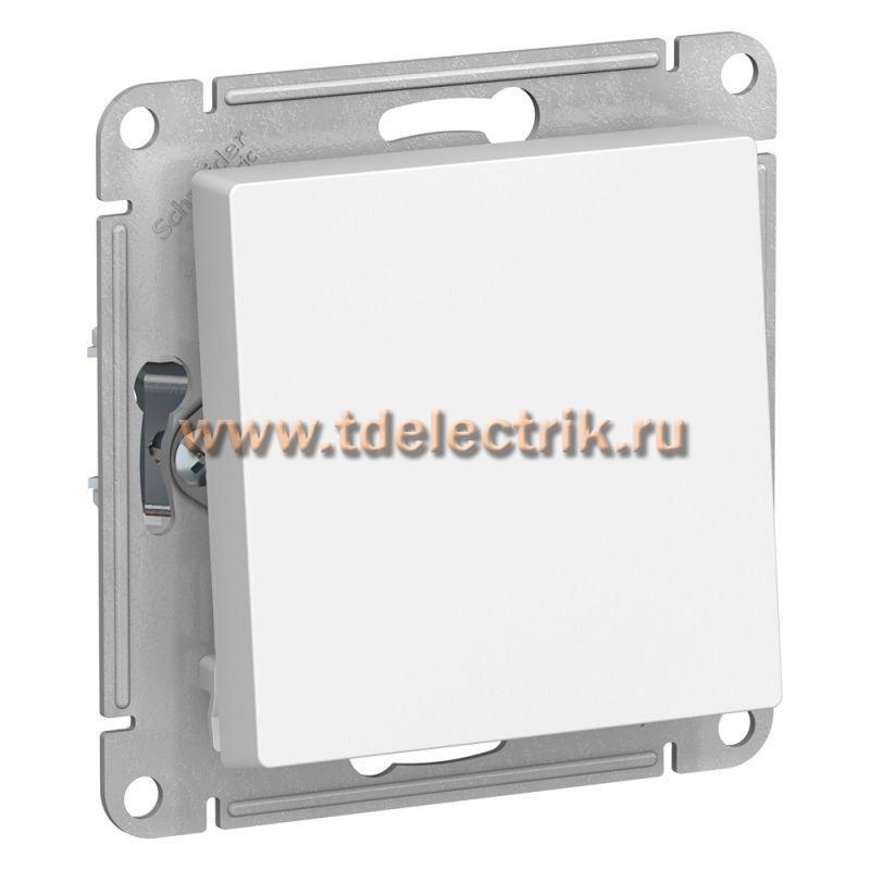 Фотография №1, ATLASDESIGN 1-клавишный переключатель  сх.6  10АХ  механизм  белый
