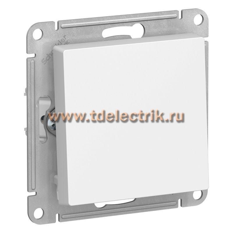 Фотография №1, ATLASDESIGN Выключатель с самовозвратом  сх.1  10АХ  механизм  белый