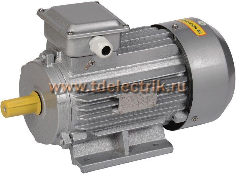 Фотография №1, Электродвигатель АИР DRIVE 3ф АИР 90L6 380В 1,5кВт 1000об/мин 1081 IEK