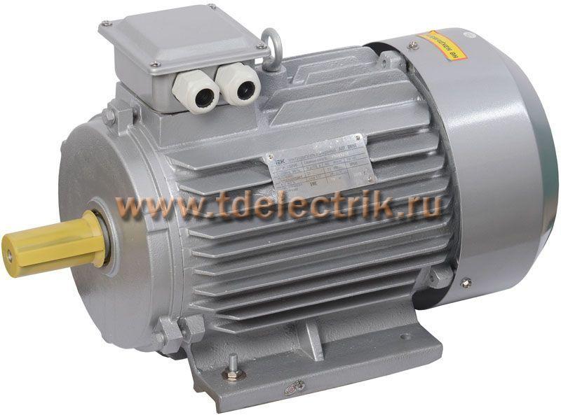 Фотография №1, Электродвигатель АИР DRIVE 3ф АИР 132S4 660В 7,5кВт 1500об/мин 1081 IEK