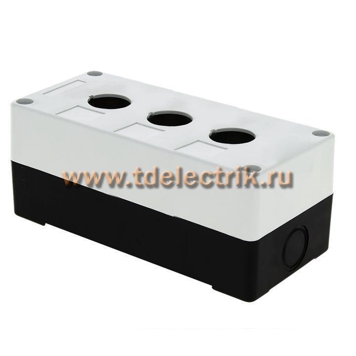 Фотография №1, Корпус КП103 пластиковый 3 кнопки белый EKF PROxima