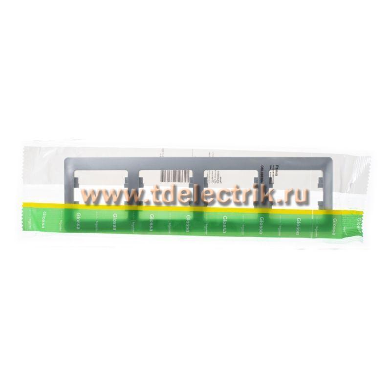 Фотография №1, GLOSSA 4-постовая РАМКА горизонтальная АЛЮМИНИЙ