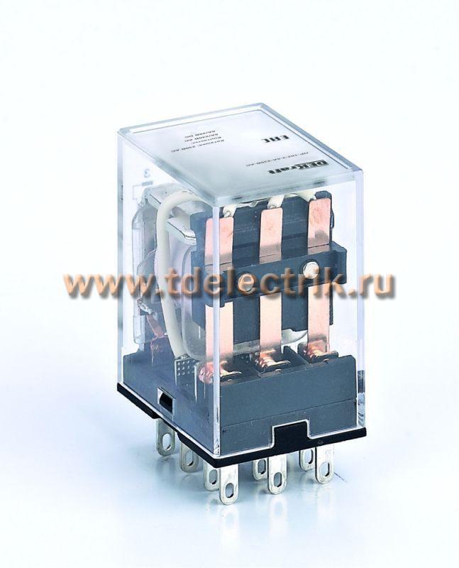 Фотография №1, Промежуточное реле 3 конт. с LED инд. 10А 127В DC ПР-102