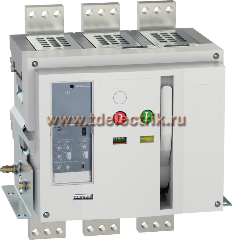Фотография №1, Выключатель автоматический 3п 2500А OptiMat A-2500-S4-3P-100-F-MR7.0-F-C2200-M2-P00-S1-03