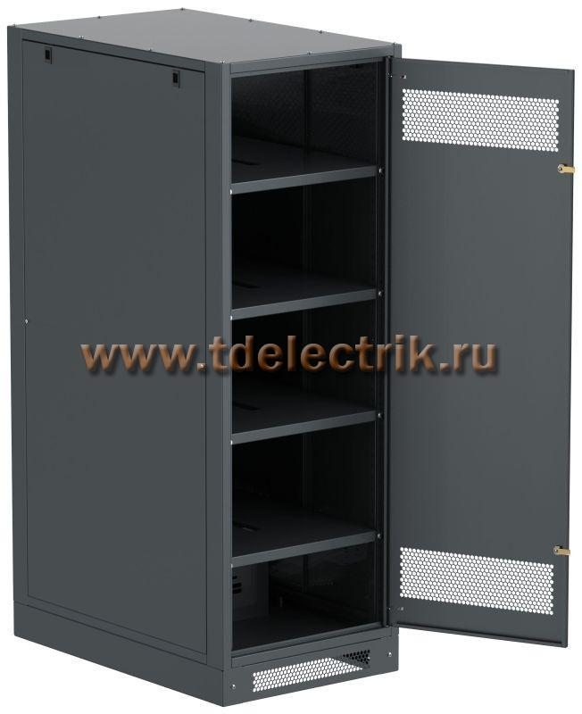 Фотография №1, LINEA B Шкаф аккумуляторный (пустой) 1700х600х950мм металлическая дверь черный