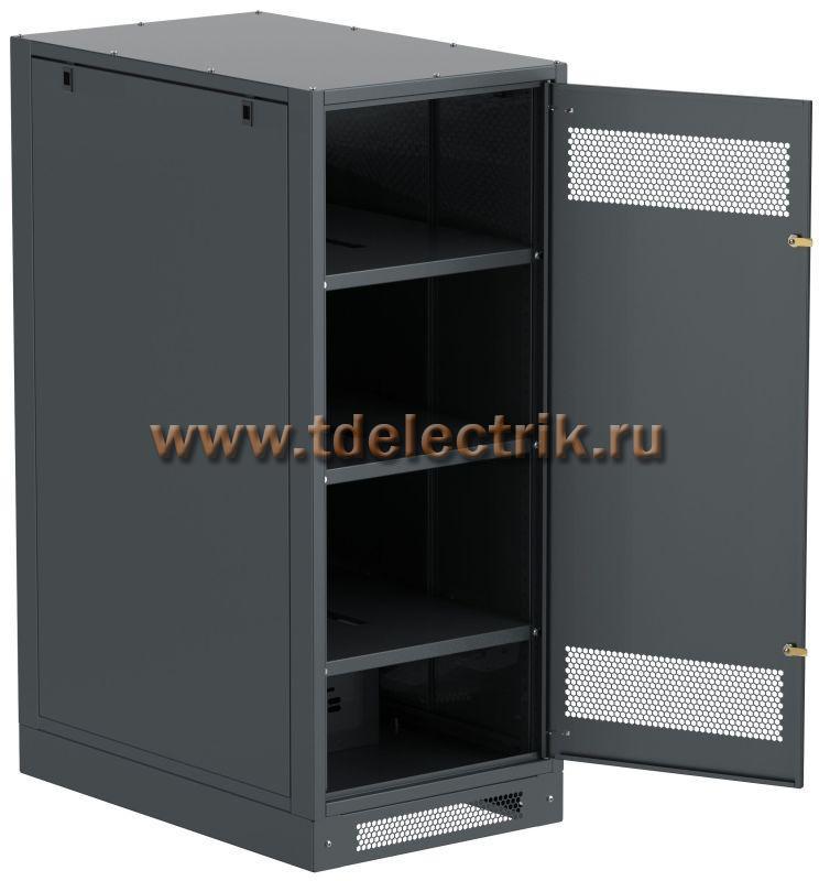 Фотография №1, LINEA B Шкаф аккумуляторный (пустой) 1450х600х950мм металлическая дверь черный