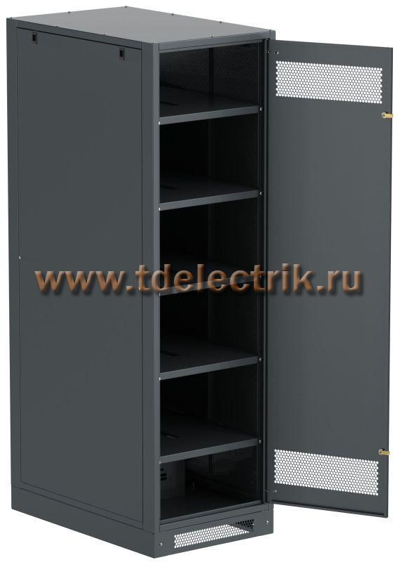 Фотография №1, LINEA B Шкаф аккумуляторный (пустой) 2000х600х950мм металлическая дверь черный