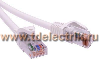 Фотография №1, Патч-корд неэкранированный CAT 6 U/UTP 4х2, LSZH, белый, 2.0м