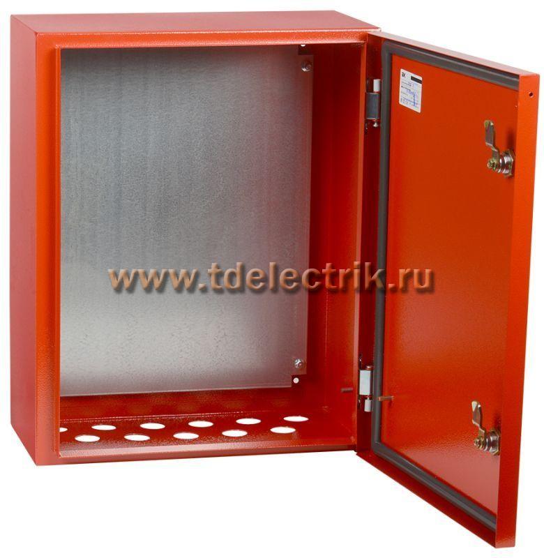 Фотография №1, Корпус металлический ЩМП-2-0 (500х400х220) У2 IP54 RAL 3020 IEK