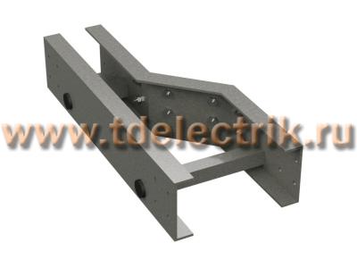 Фотография №1, Переходник левосторонний  H100, 500/400, стеклопластик