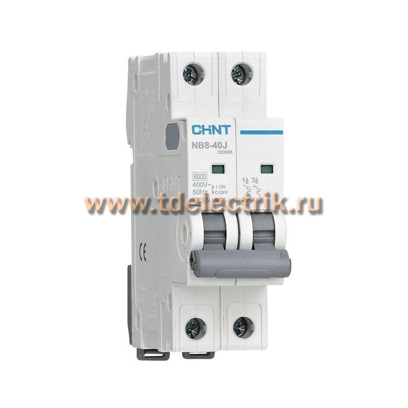 Фотография №1, Выключатель автоматический NB8-40J 2P 4А 6кА х-ка B (R)