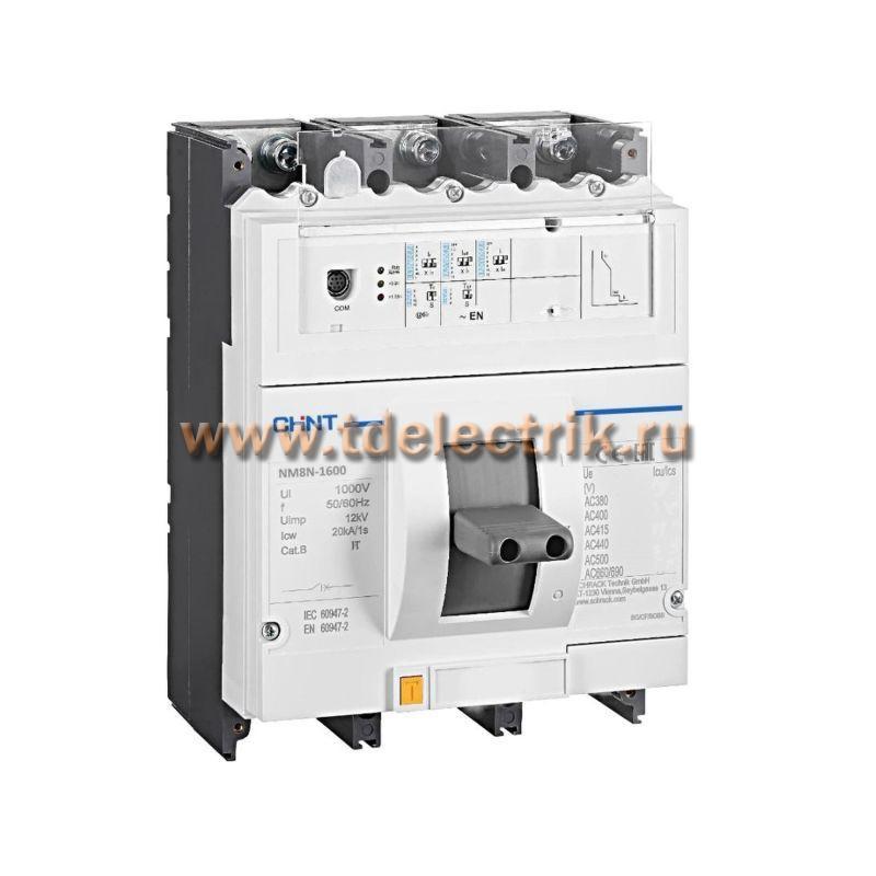 Фотография №1, Выключатель автоматический NM8N-1600Q TM 3P 1000А 70кА с рег. термомаг. расцепителем (R)