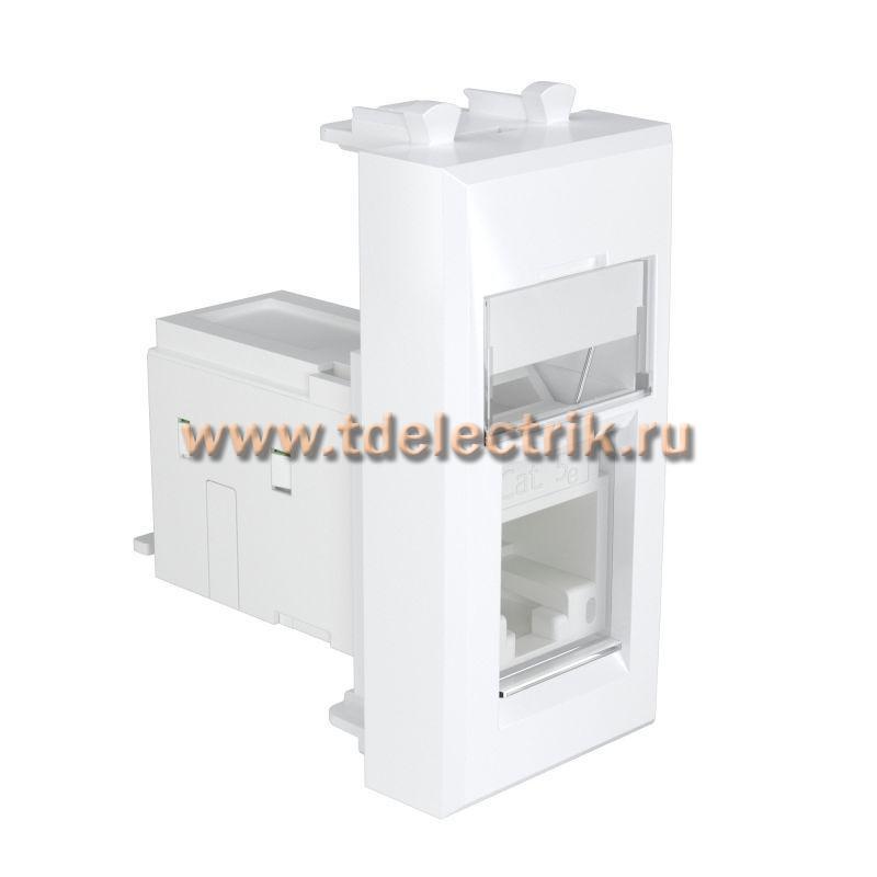 Фотография №1, Компьютерная розетка RJ-45 модульная, кат.5е, 