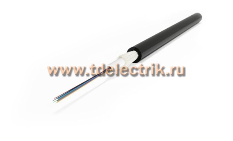 Фотография №1, Hyperline FO-ST-IN/OUT-503-24-LSZH-BK Кабель волоконно-оптический 50/125 (OM3) многомодовый, 24 волокна, армированный стекловолокном, волокна в оптическом модуле с гидрофобным гелем (loose tube), внутренний/внешний, LSZH, -40°С - +70°С, черный