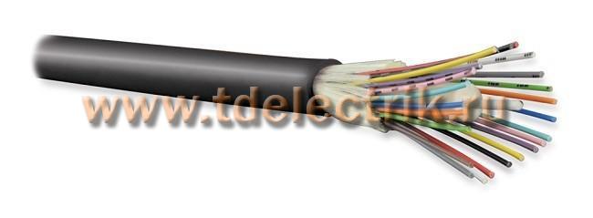 Фотография №1, Hyperline FO-DT-IN/OUT-9S-24-LSZH-BK Кабель волоконно-оптический 9/125 (SMF-28 Ultra) одномодовый, 24 волокна, плотное буферное покрытие (tight buffer), внутренний/внешний, LSZH, нг(А)-HF, –40°C – +70°C, черный