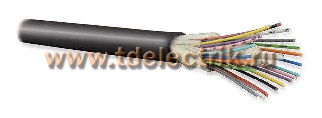 Фотография №1, Hyperline FO-DT-IN/OUT-504-24-LSZH-BK Кабель волоконно-оптический 50/125 (OM4) многомодовый, 24 волокна, плотное буферное покрытие (tight buffer), внутренний/внешний, LSZH, нг(А)-HF, –40°C – +70°C, черный