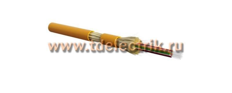 Фотография №1, Hyperline FO-DT-IN-50-24-LSZH-OR Кабель волоконно-оптический 50/125 (OM2) многомодовый, 24 волокна, плотное буферное покрытие (tight buffer), для внутренней прокладки, LSZH, нг(А)-HF, -40°C - +70°C, оранжевый