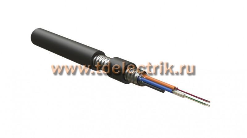 Фотография №1, Hyperline FO-AMTC-OUT-503-16-PE Кабель волоконно-оптический 50/125 (OM3) многомодовый, 16 волокон, multi loose tube, бронированный стальной лентой, для внешней прокладки