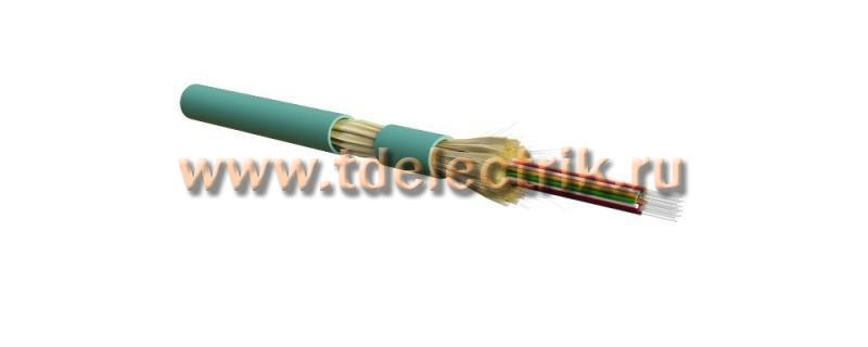 Фотография №1, Hyperline FO-DT-IN-503-24-LSZH-AQ Кабель волоконно-оптический 50/125 (OM3) многомодовый, 24 волокна, плотное буферное покрытие (tight buffer), для внутренней прокладки, LSZH, нг(А)-HF, -40°C - +70°C, голубой (aqua)