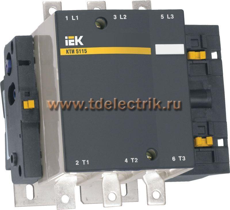 Фотография №1, Контактор КТИ-5185  185А  400В/АС3 ИЭК