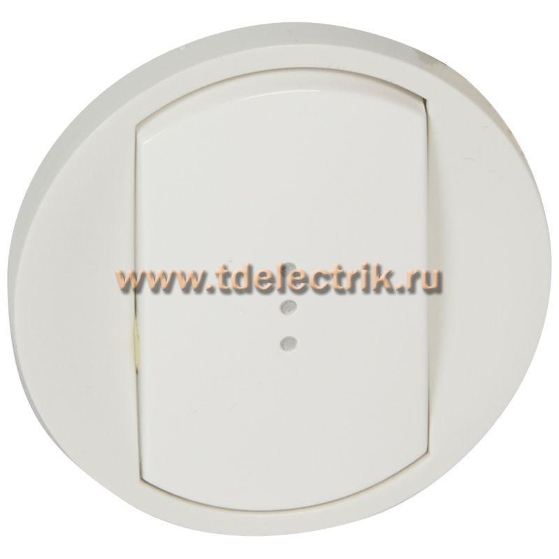 Фотография №1, Лицевая панель Celiane для выключателя с индикацией (белый)