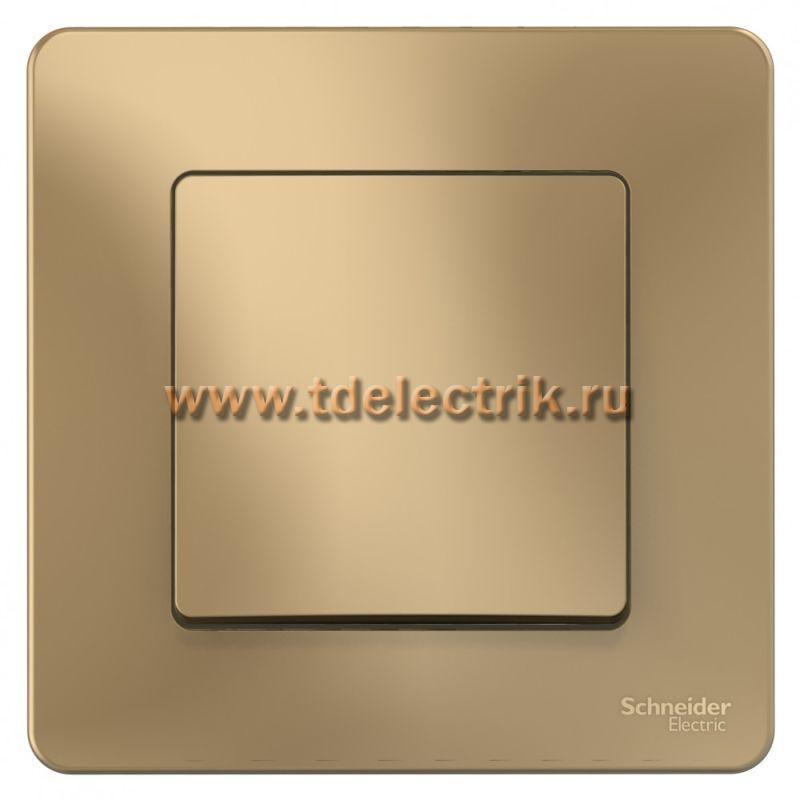 Фотография №1, BLANCA С/У 1-клавишный ПЕРЕКЛЮЧАТЕЛЬ (cх.6), 10А, 250B, титан