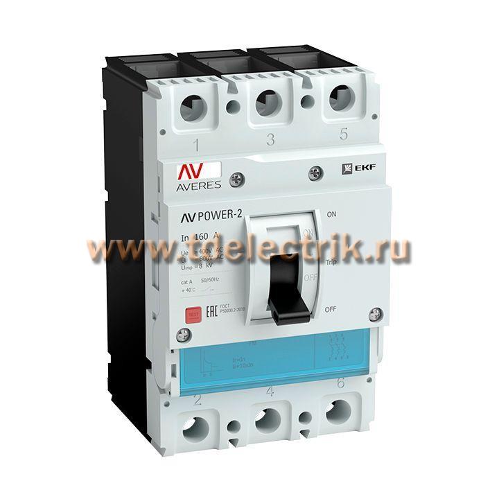 Фотография №1, Автоматический выключатель AV POWER-1/3 100А 80kA TR EKF AVERES