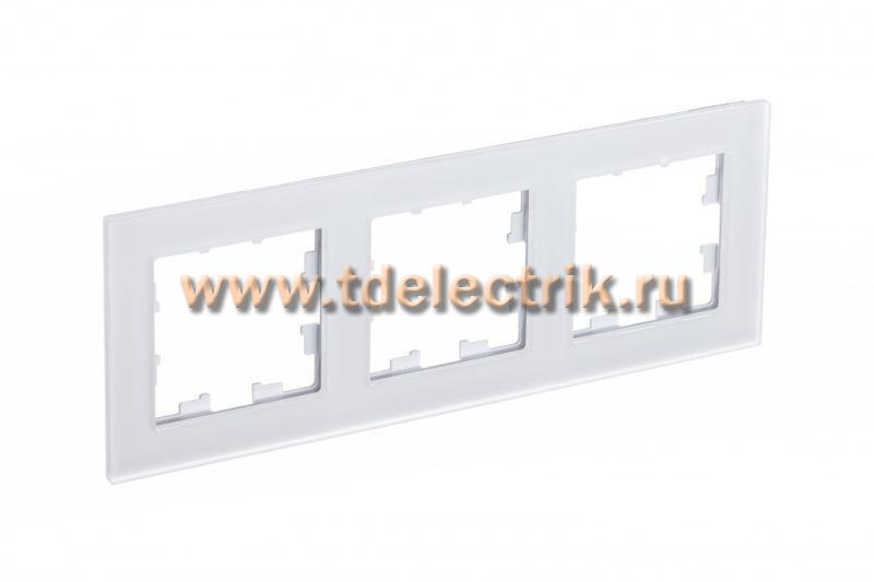 Фотография №1, ATLASDESIGN NATURE 3-постовая Рамка  матовое органическое стекло  белый