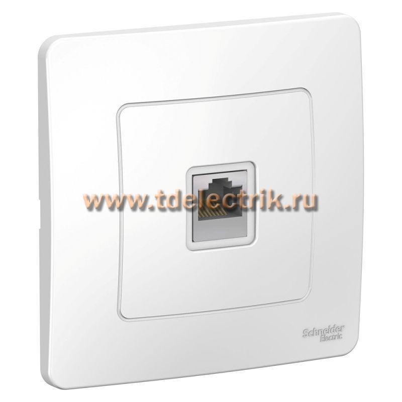 Фотография №1, BLANCA С/У Розетка компьютерная RJ45, кат.5E, белый