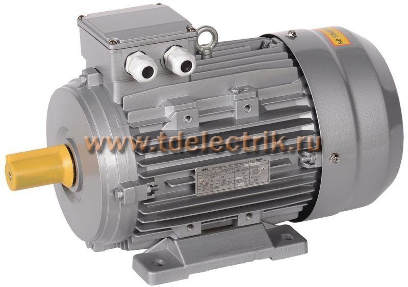 Фотография №1, Электродвигатель АИР DRIVE 3ф АИС 100L4 380В 2,2кВт 1500об/мин 1081 IEK