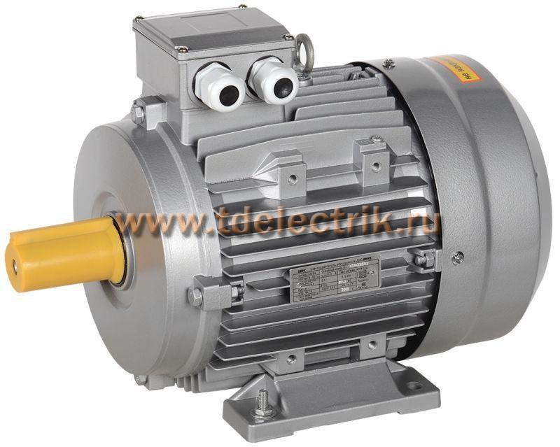 Фотография №1, Электродвигатель АИР DRIVE 3ф АИС 132M8 380В 3кВт 750об/мин 1081 IEK